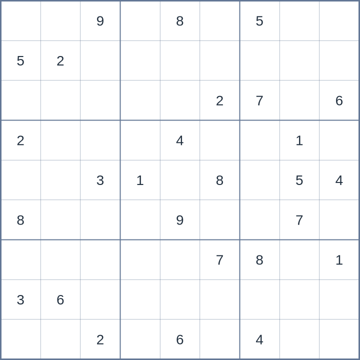 Sudoku #52026080310