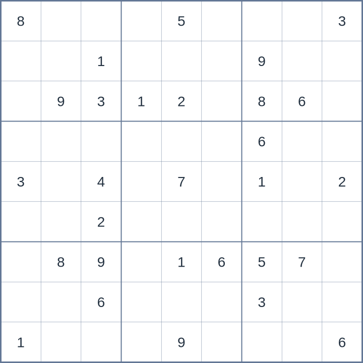 Sudoku #52026080905