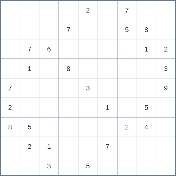 Sudoku #52026080910