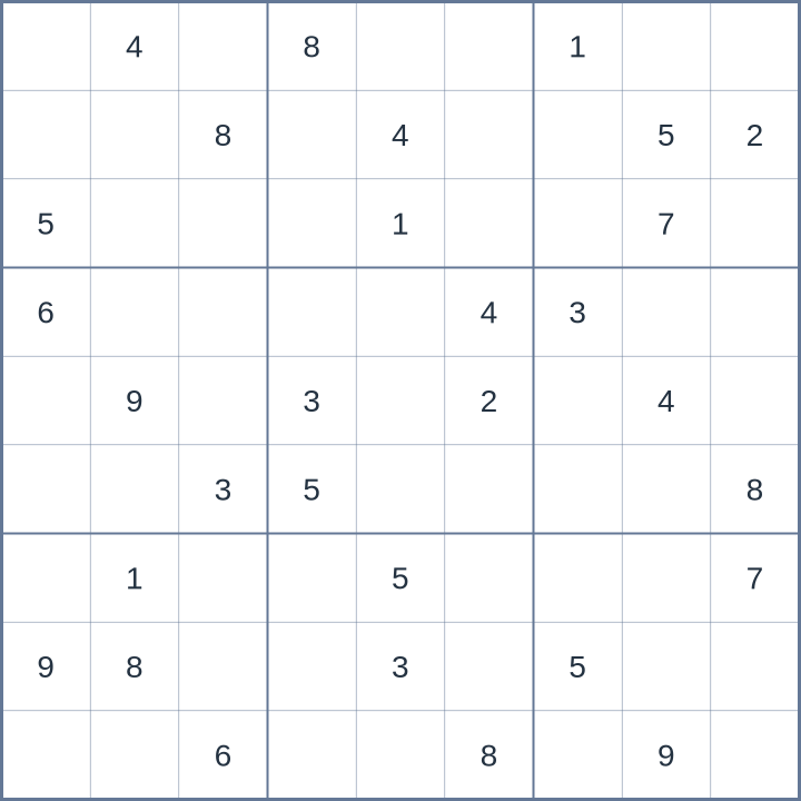 Sudoku #52026081107