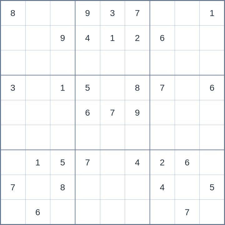 سوڈوکو #52026081410
