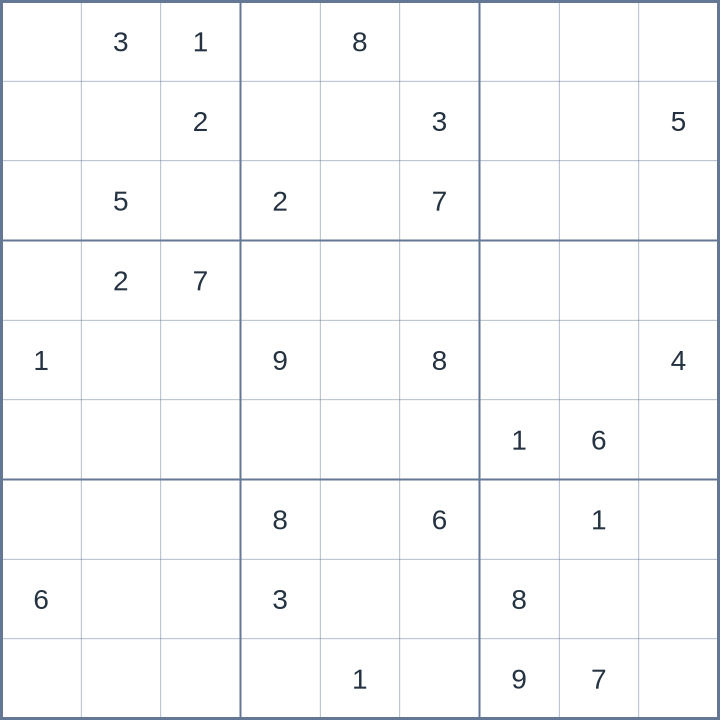 数独 #52026082310