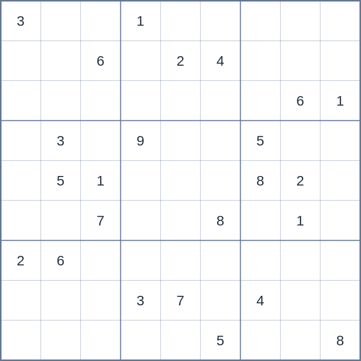 Sudoku #52026082609