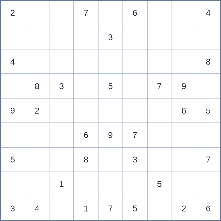 Sudoku #52026082707