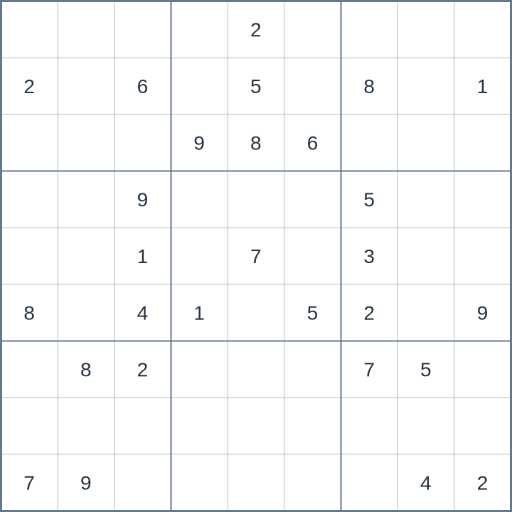 Sudoku #52026091801