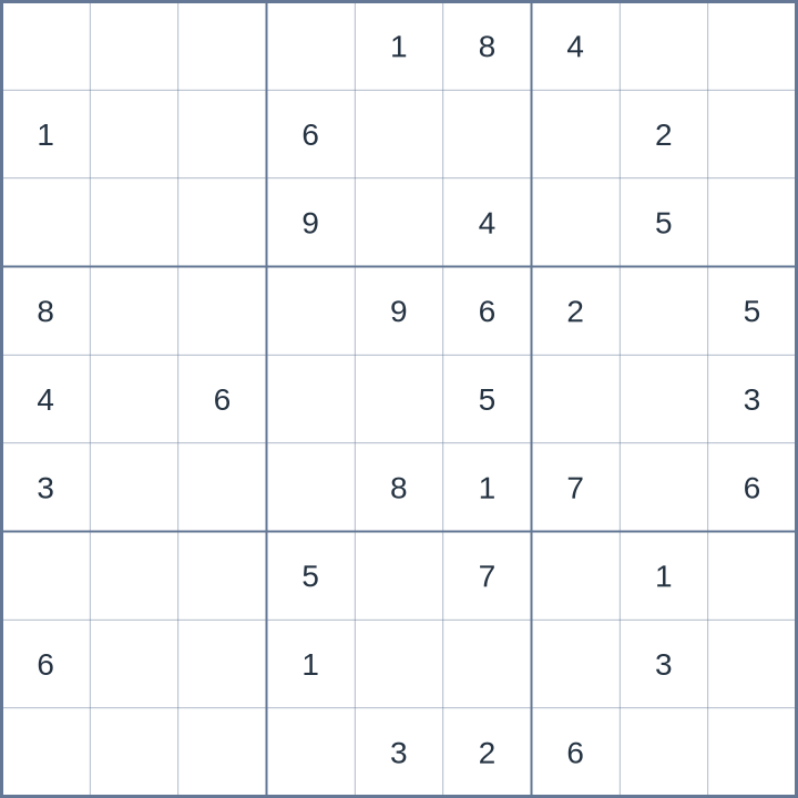 Sudoku #52026091910