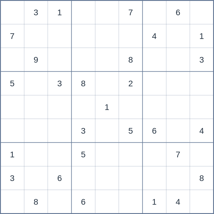 Sudoku #52026092205