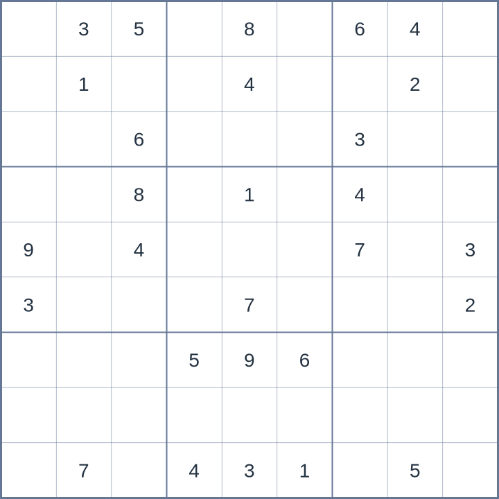 Sudoku #52026092708