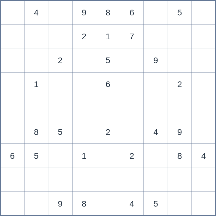Sudoku #52026092709