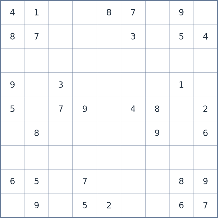 Sudoku #52026100709