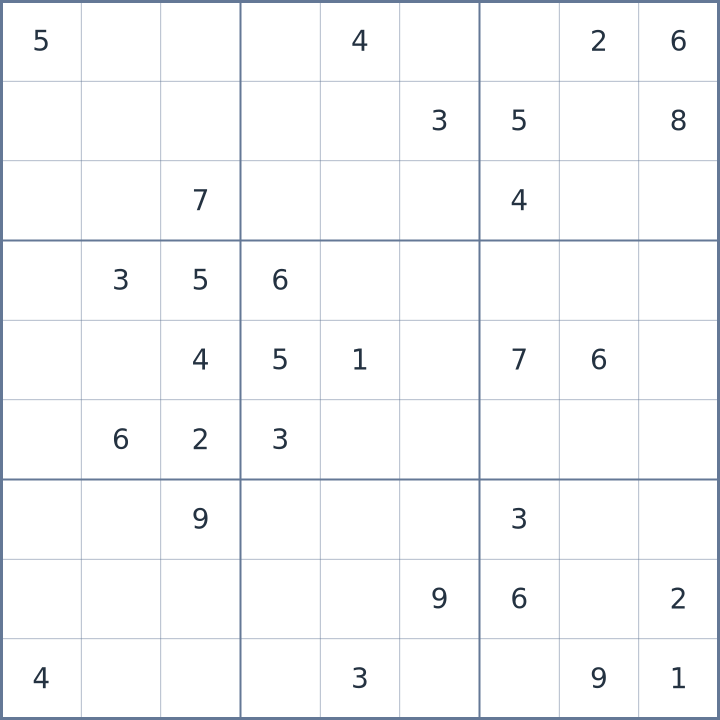 సుడోకు #52026102601
