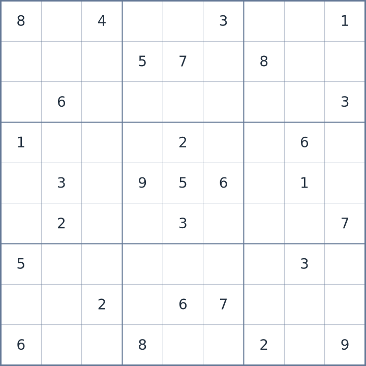 సుడోకు #52026102608