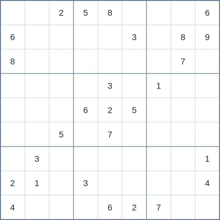 Sudoku #62026050309