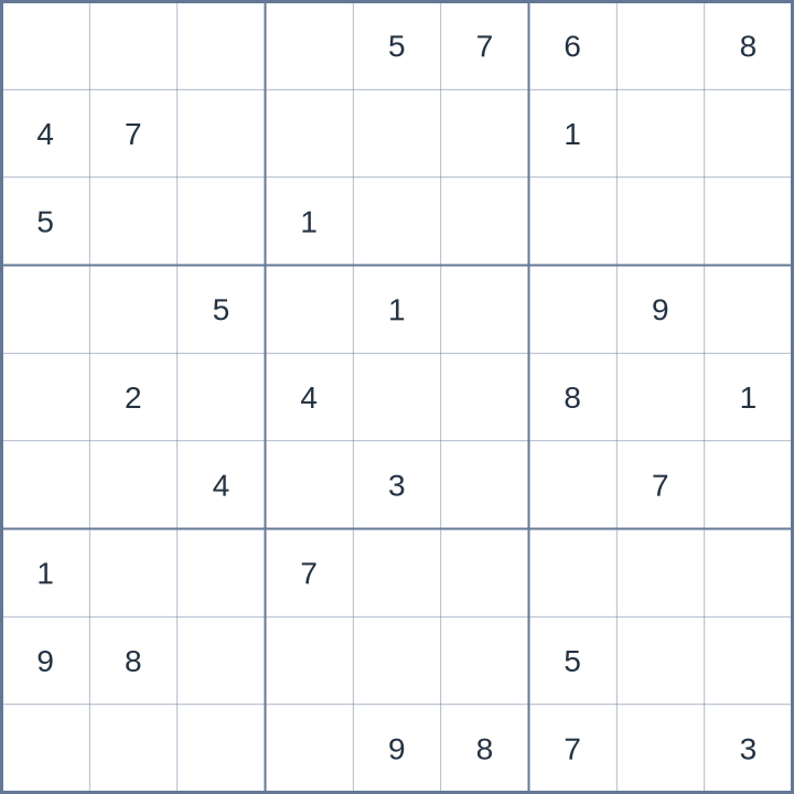 Sudoku #62026050607