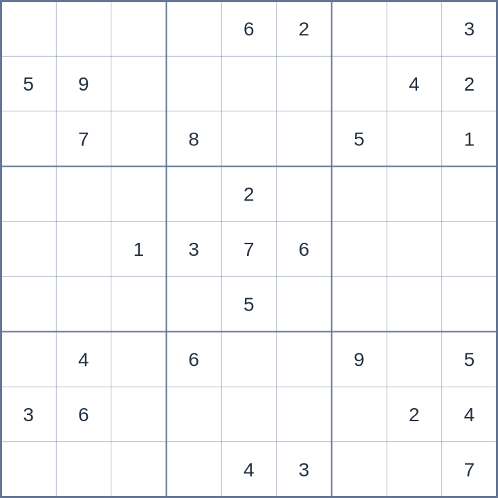 Sudoku #62026050710