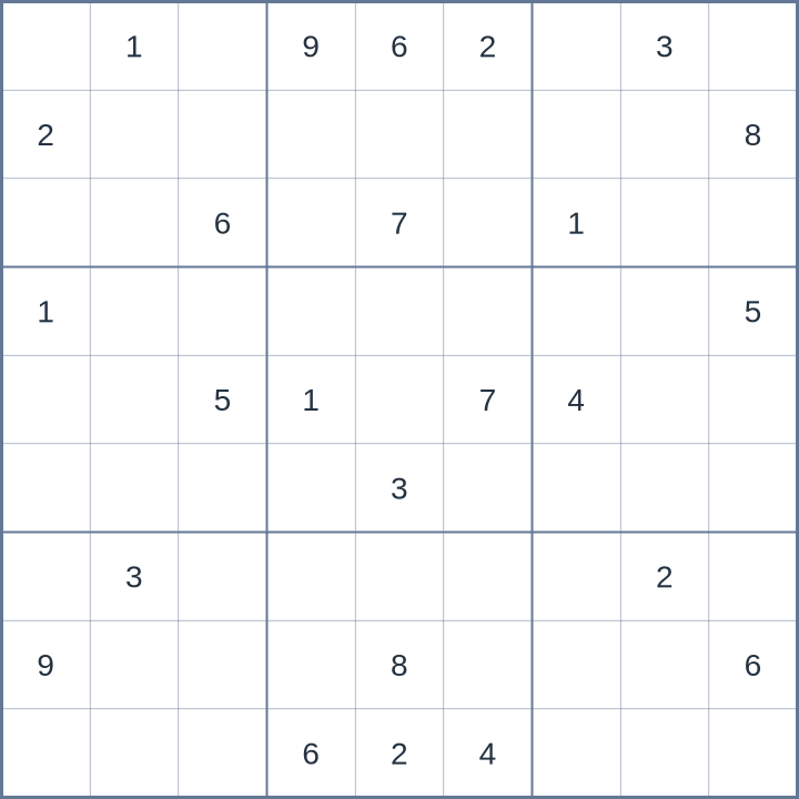 ซูโดกุ #62026061809