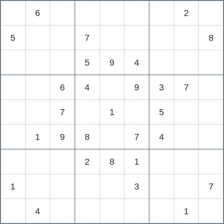 Sudoku #62026062307