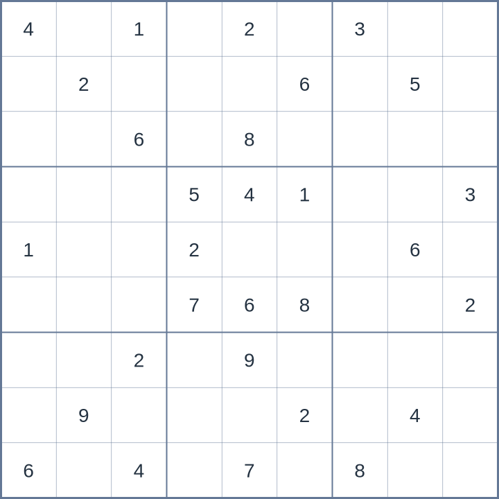 Sudoku #62026070404