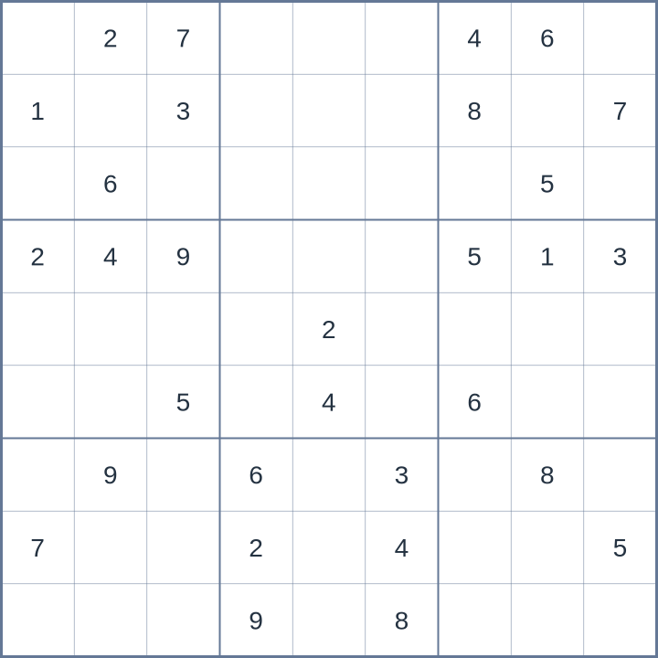 Sudoku #62026070405
