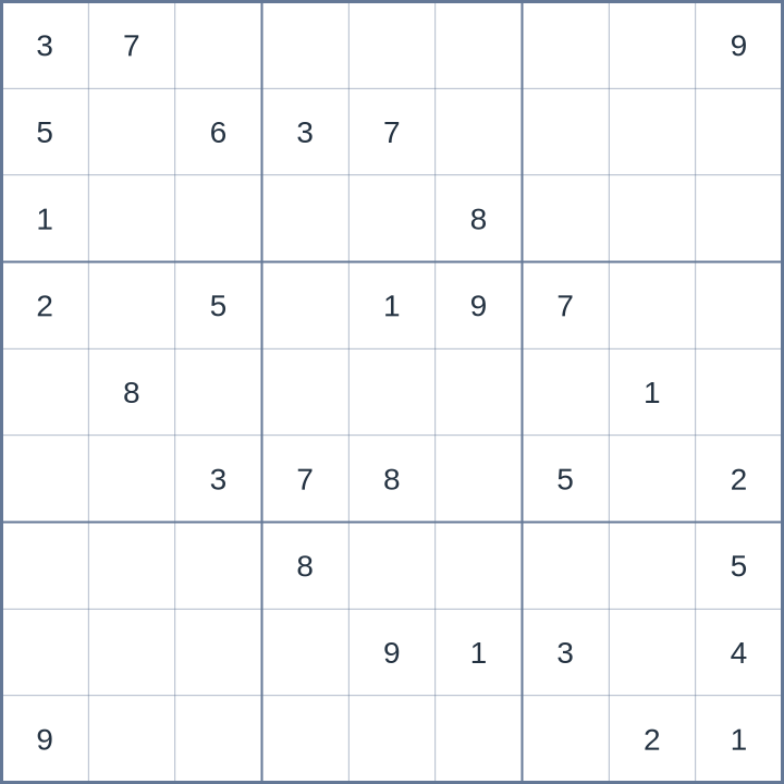 Sudoku #62026070409