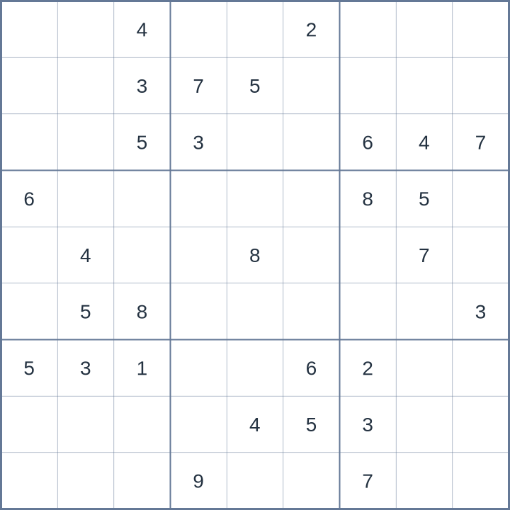 Sudoku #62026070604