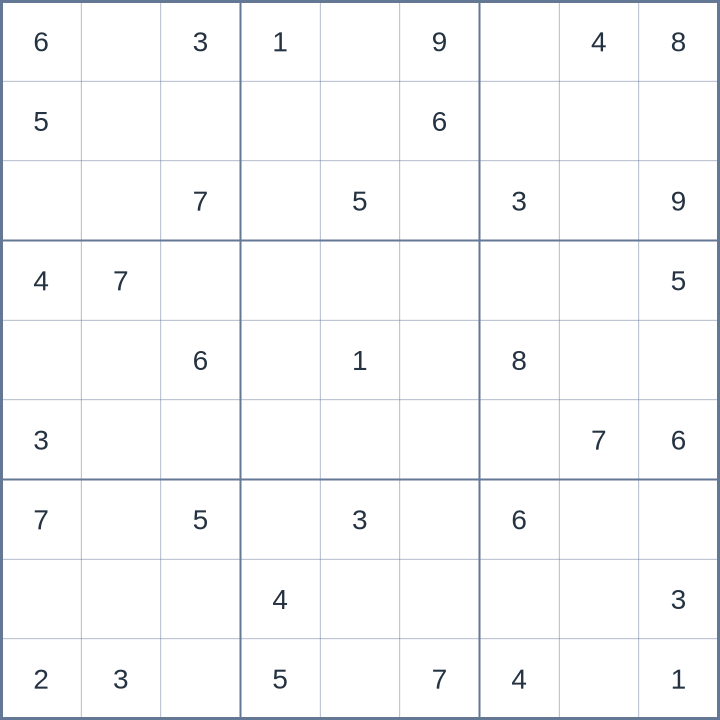 Sudoku #62026070608