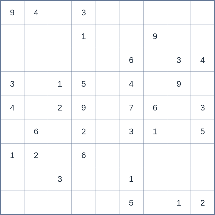 Sudoku #62026070609