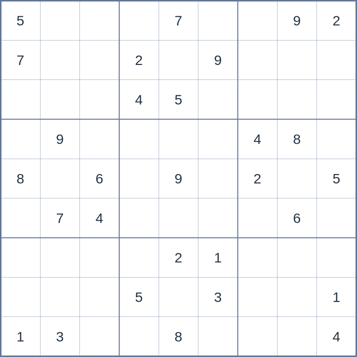 Sudoku #62026070709
