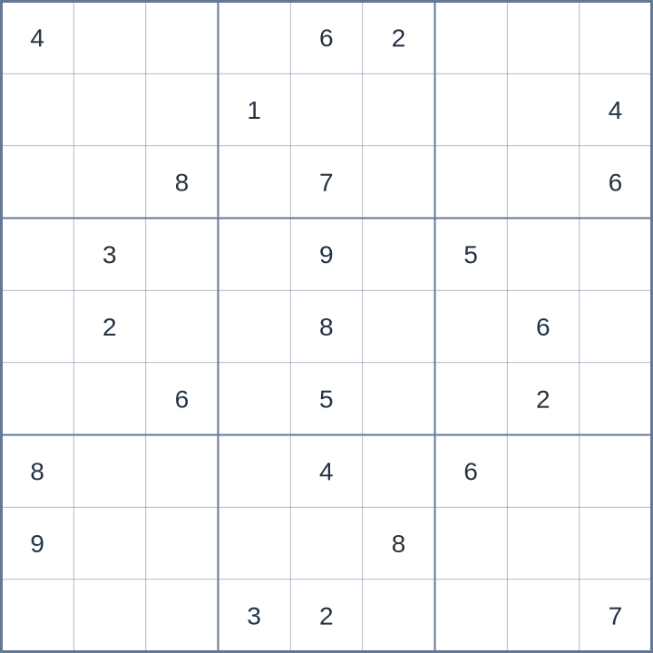 Sudoku #62026070907