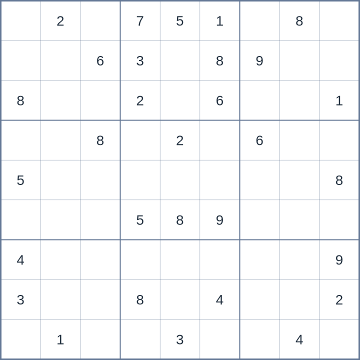Sudoku #62026071410