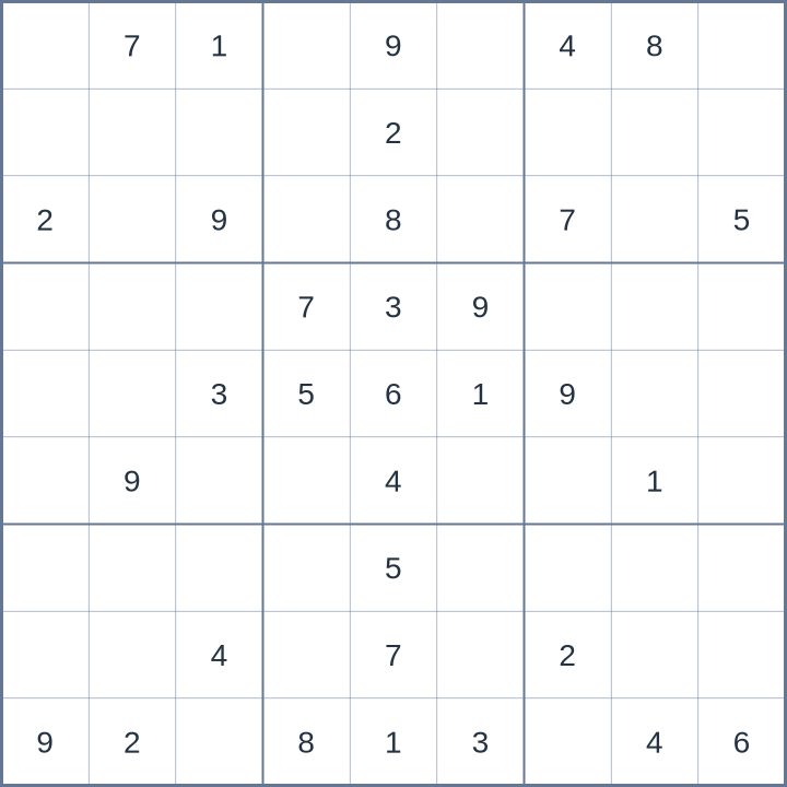 Sudoku #62026071910