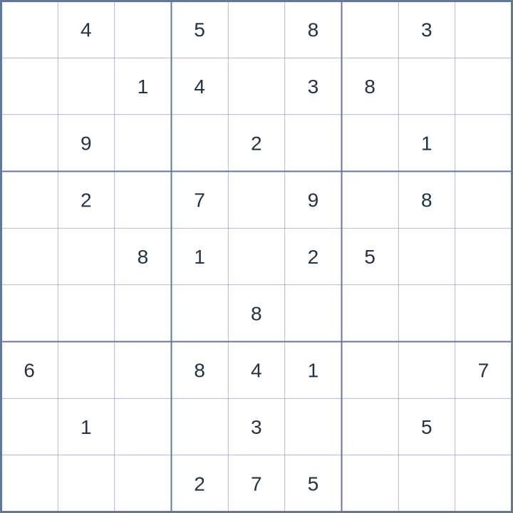 Sudoku #62026072405