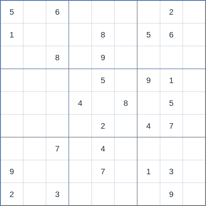 Sudoku #62026072709