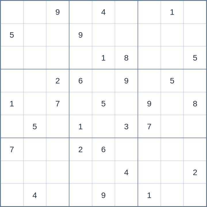 Sudoku #62026072910