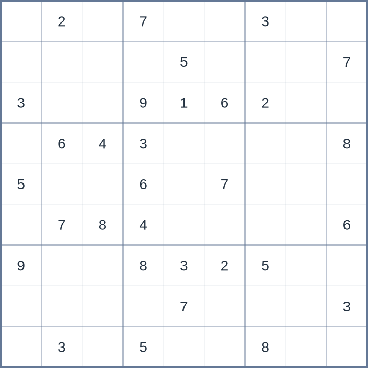 Sudoku #62026073105