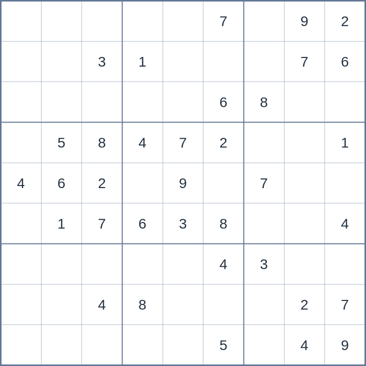 Sudoku #62026073107