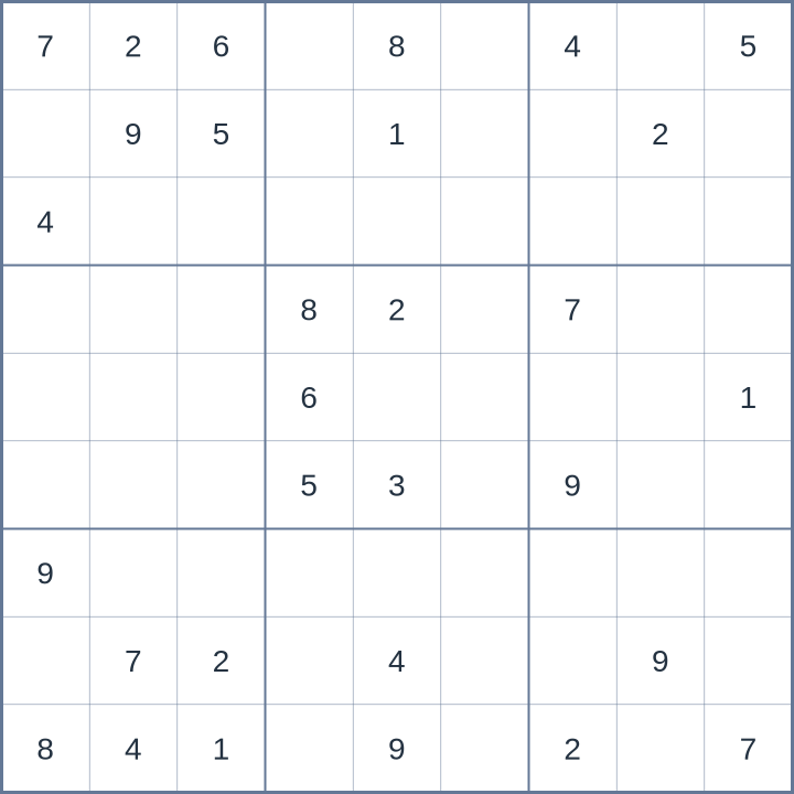 Sudoku #62026073108