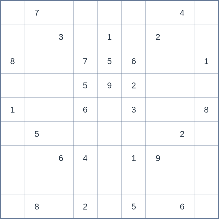 Sudoku #62026073110