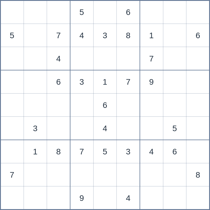 Sudoku #62026080606