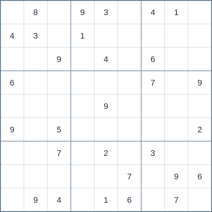Sudoku #62026080707