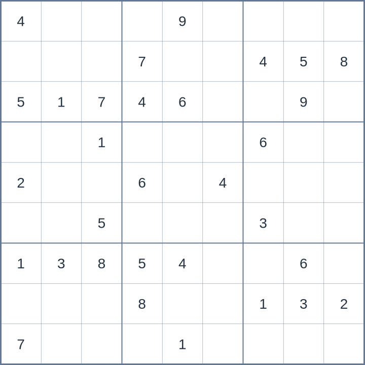 Sudoku #62026082910