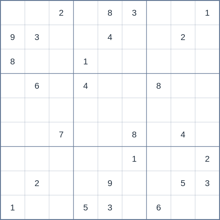 Sudoku #62026083001