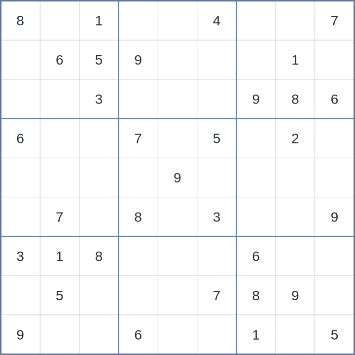 Sudoku #62026090510