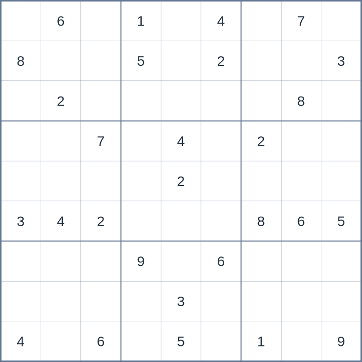 Sudoku #62026090607