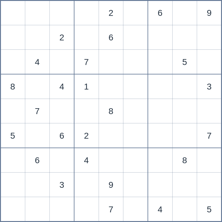 Sudoku #62026090709