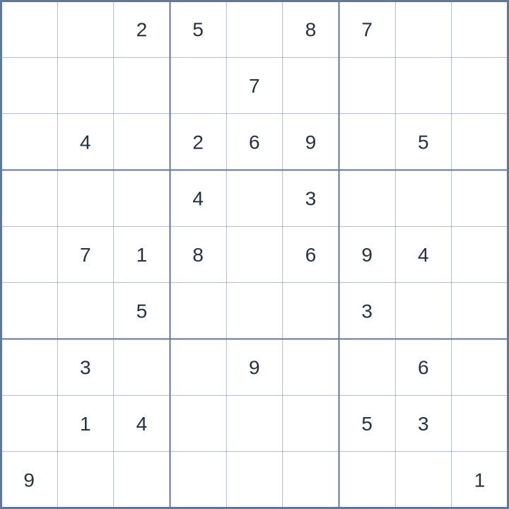 Sudoku #62026091007