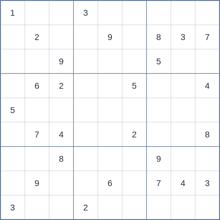 Sudoku #62026093009
