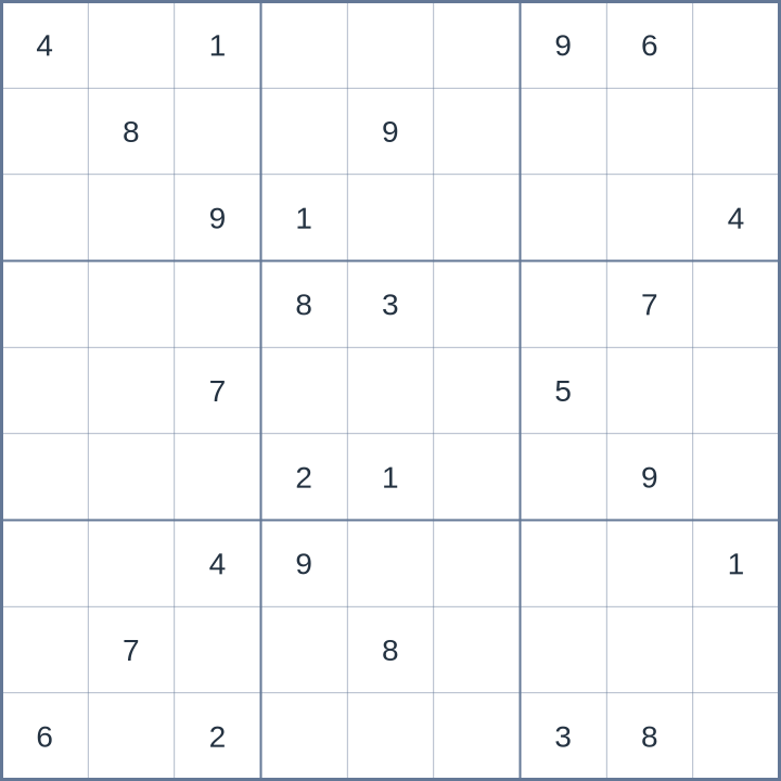 Sudoku #62026100609