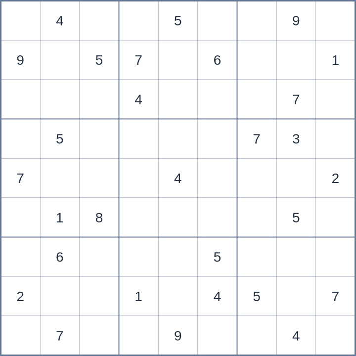 Sudoku #62026100709