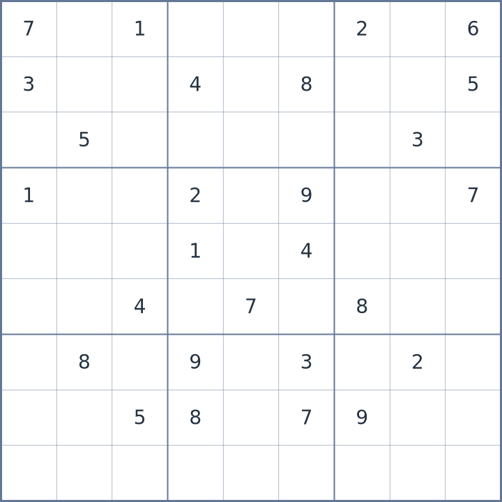 Sudoku #62026100807
